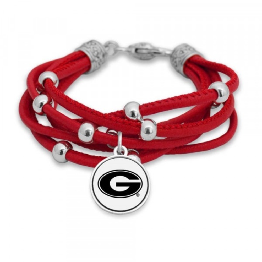 Georgia Bulldog Bracelet